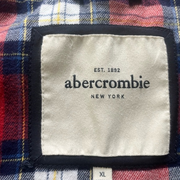 Abercrombie Down Vest Navy Blue - Picture 5 of 6